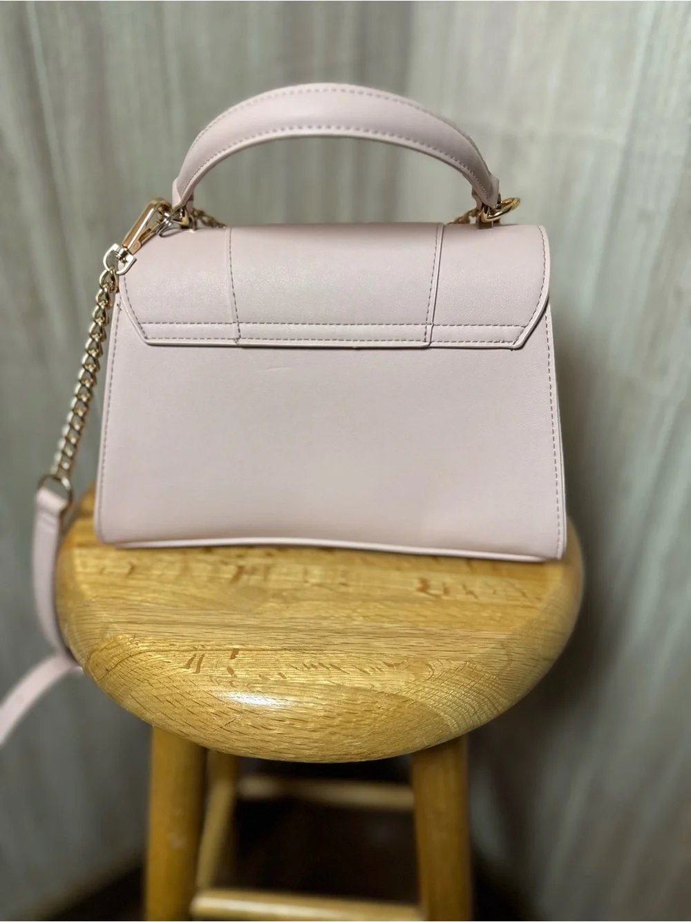 ALDO Light Pink Structured Charm Handbag Excellent Condition - Picture 6 of 14
